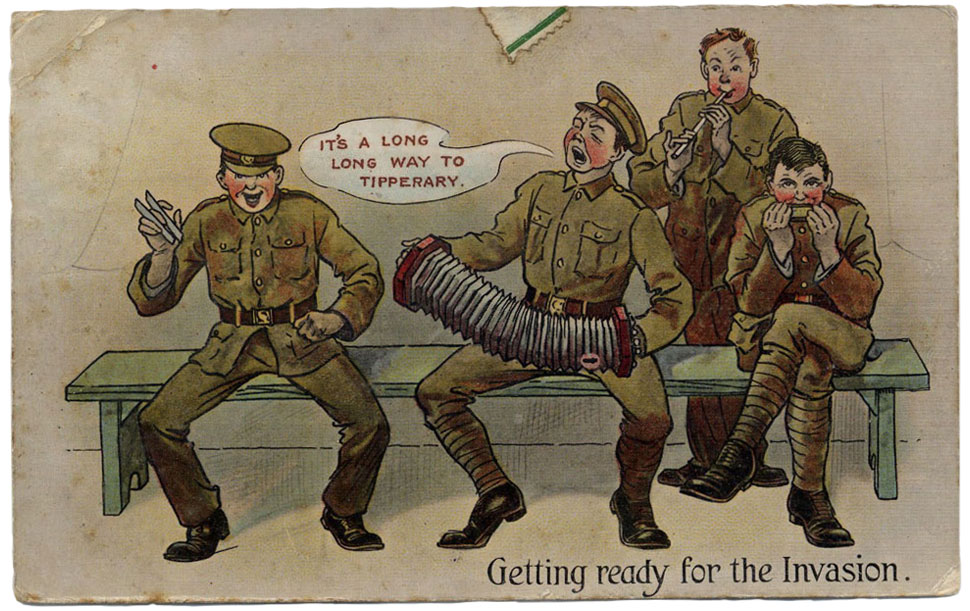 Postcard from Crowborough Camp