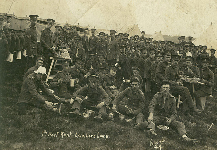 World War 1, Crowborough West Army Camp