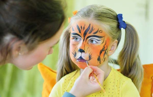 Tiger-Face-Paint Jungle Book Face Painting